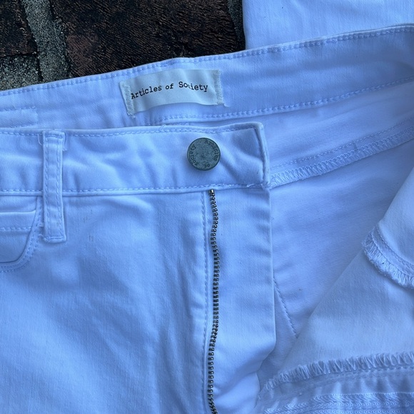 Articles Of Society White Skinny Jeans size 27 - Picture 4 of 7